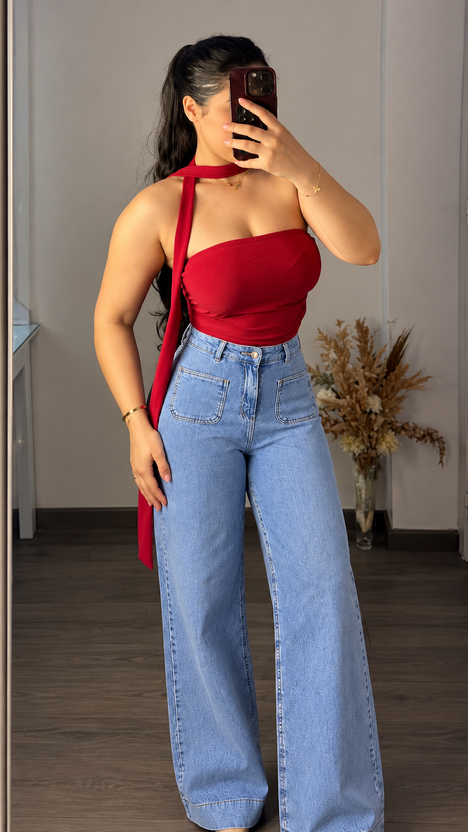 Top bandeau noué