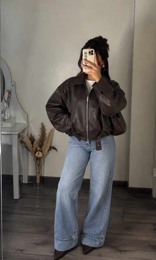 Veste cuir