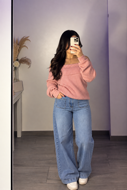 Oversized off shoulder