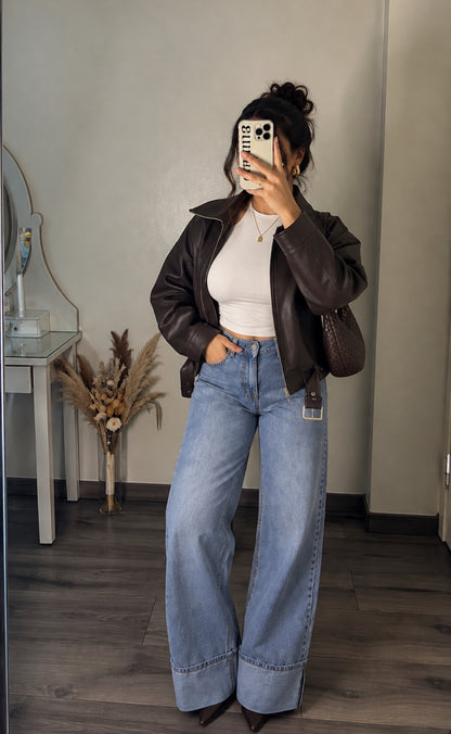 Veste cuir
